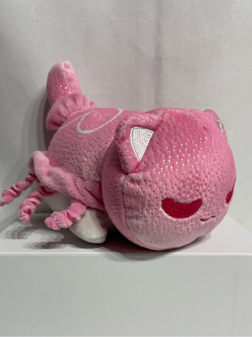pink Jellyfish Cat Plush from the Aphmau MeeMeows Under the Sea Litter 5 collect